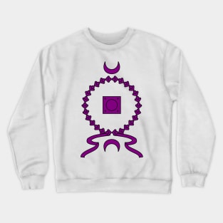 Imperial Roman Shield. Scutum (purple) Crewneck Sweatshirt